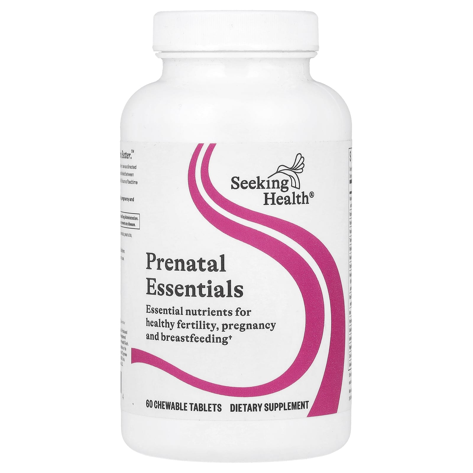 Seeking Health, Prenatal Essentials, 60 Chewable Tablets UPC 810007520834 | HiLife Vitamins